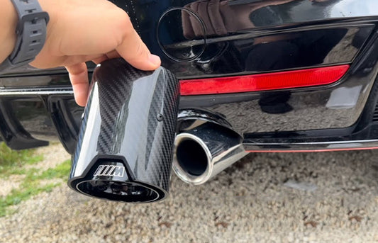 How Difficult is it to Install Stainless Steel and Carbon Fiber Exhaust Tips?