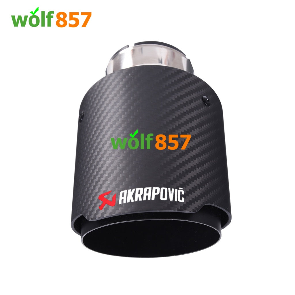Audi S3 8V Matte Carbon Fiber Matte Black AK Style Exhaust Tips