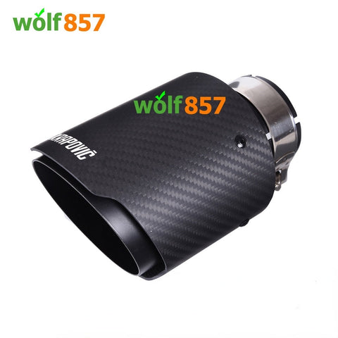 Audi S3 8V Matte Carbon Fiber Matte Black AK Style Exhaust Tips