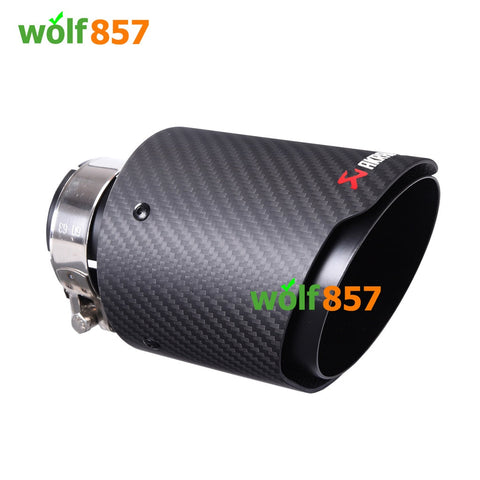 Audi S3 8V Matte Carbon Fiber Matte Black AK Style Exhaust Tips