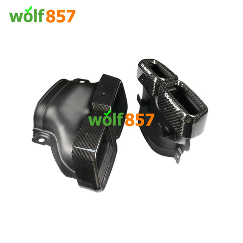 Real Carbon Fiber Mercedes Benz OEM+ C63 Style Replacement Square Exhaust Tips