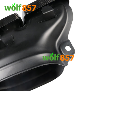 Real Carbon Fiber Mercedes Benz OEM+ C63 Style Replacement Square Exhaust Tips