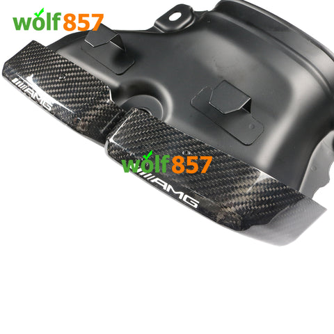 Real Carbon Fiber Mercedes Benz OEM+ C63 Style Replacement Square Exhaust Tips