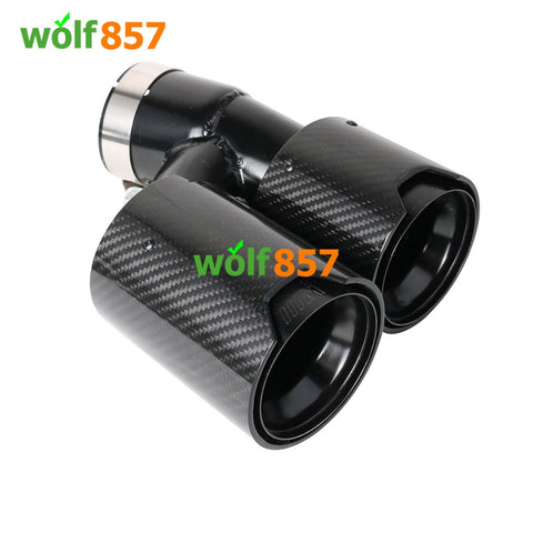 BMW 5 Series 525i 528i 530i G30 G38 2018+ Carbon Fiber Dual Exhaust Tip