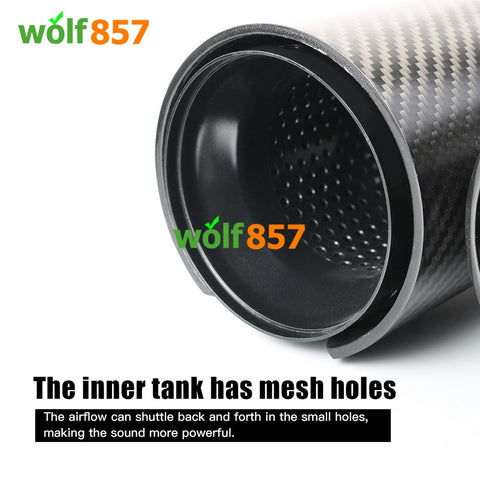 BMW 5 Series 525i 528i 530i G30 G38 2018+ Carbon Fiber Dual Exhaust Tip