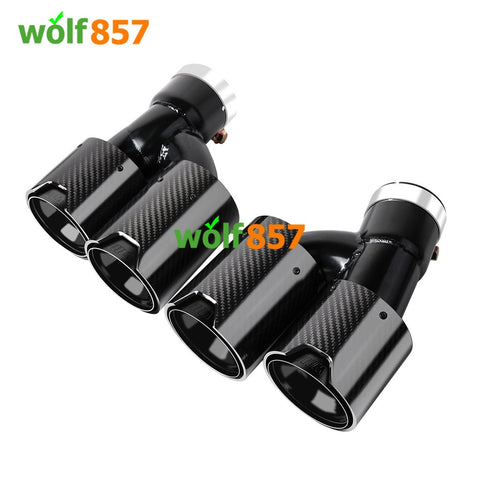 BMW 5 Series 525i 528i 530i G30 G38 2018+ Carbon Fiber Dual Exhaust Tip